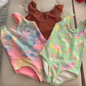 H&M swimsuits - a set of 3 - size 3/4T